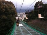 松山城からリフトで下山